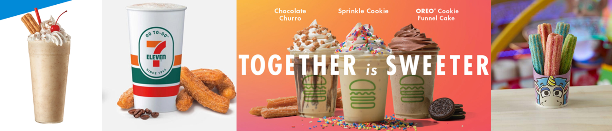 From Sonic to 7 Eleven, Shake Shack and Chuck E. Cheese, churros are so customizable.